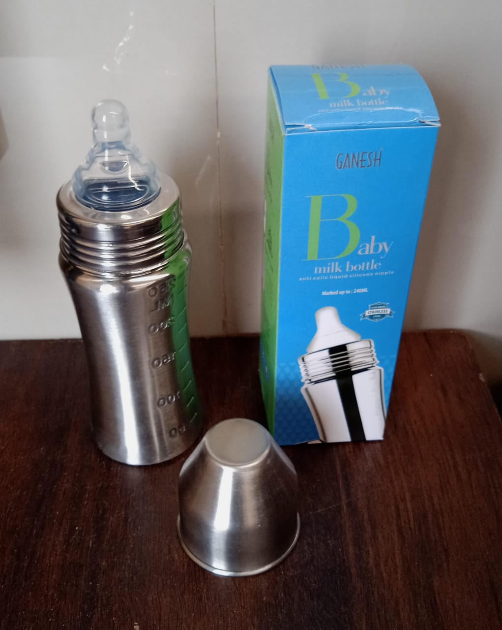 Stainless steel baby bottle for newborns 250ml โ buy online at .in India