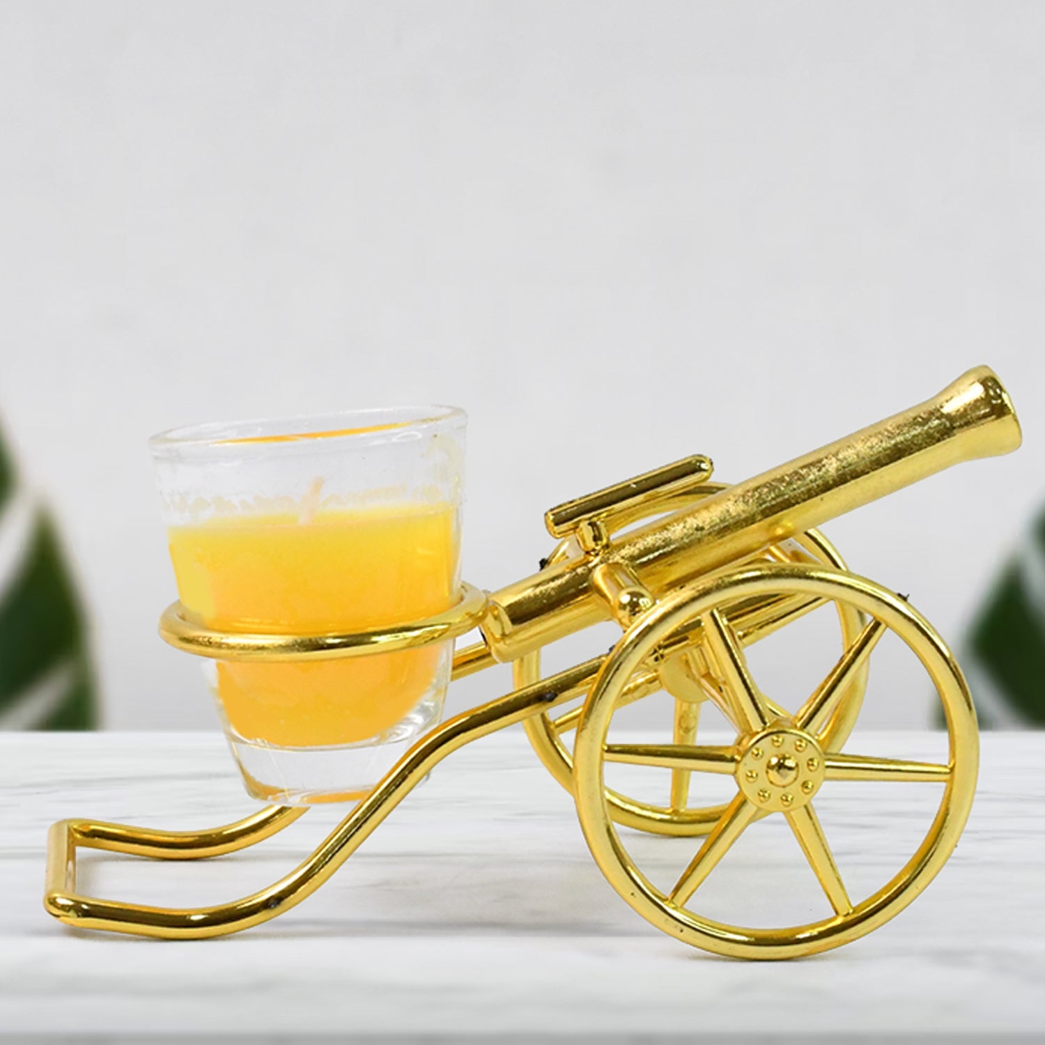 Victorian style tealight candle holder adding vintage charm to room