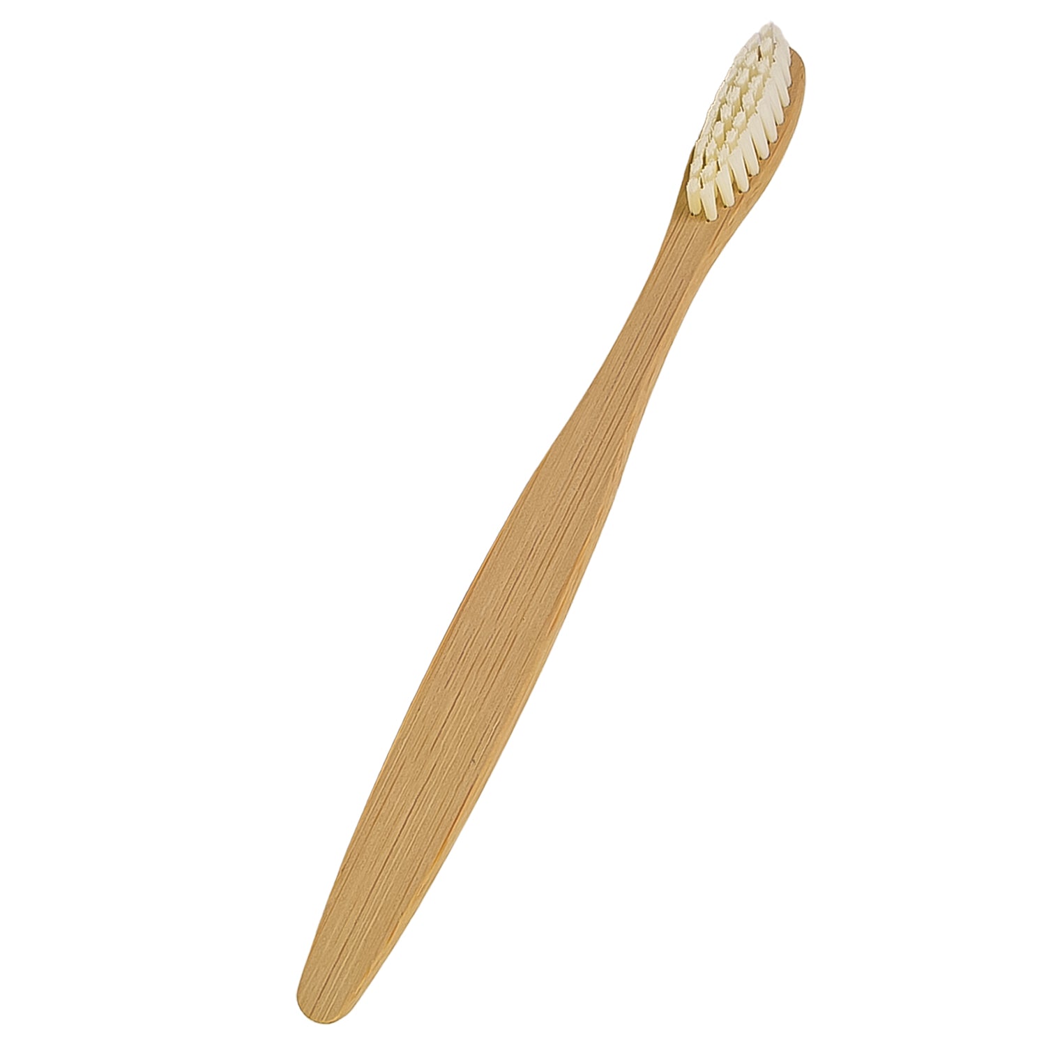 Biodegradable bamboo toothbrush showcasing eco-friendly materials