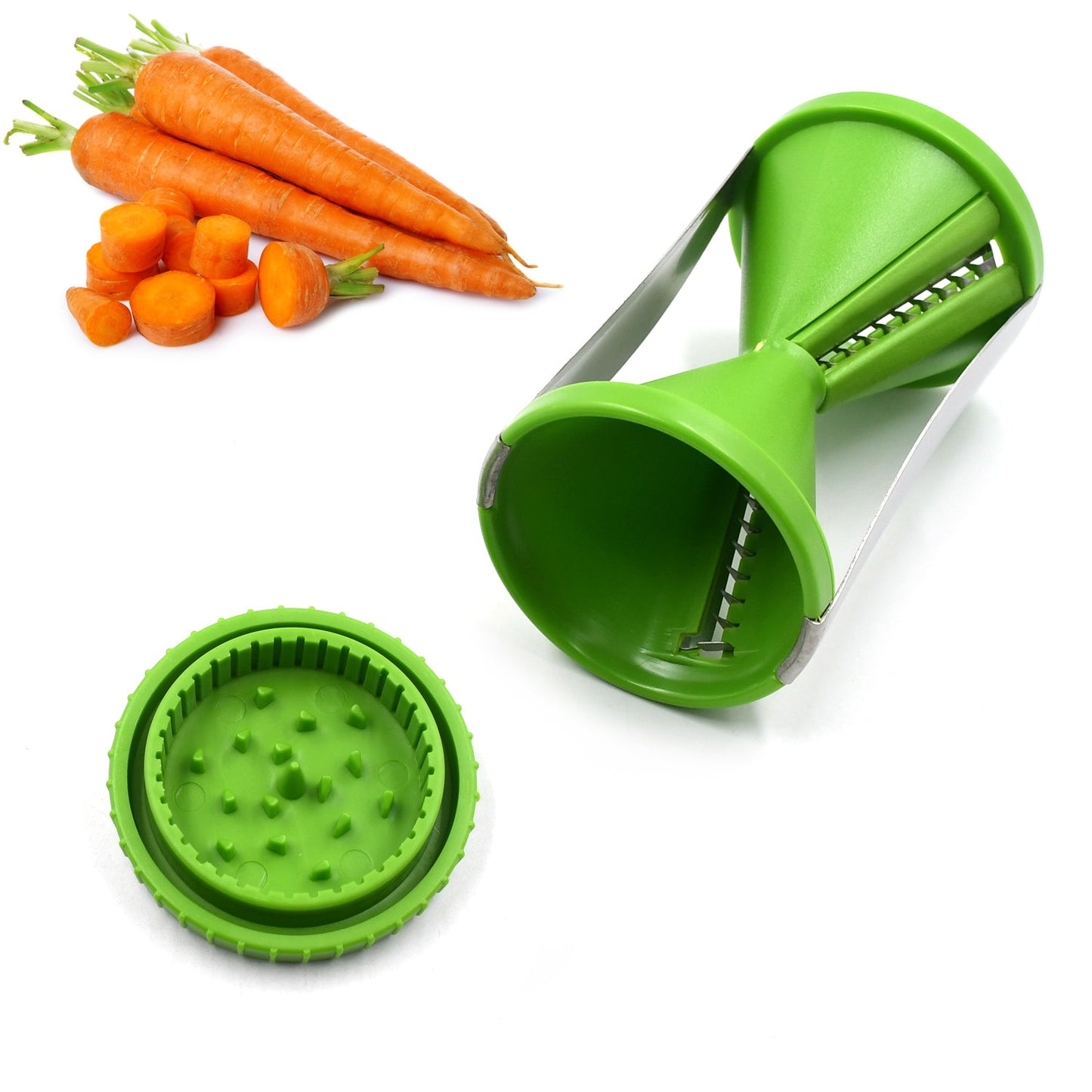 User demonstrating the easy twisting motion to create perfect spirals with the handheld tool