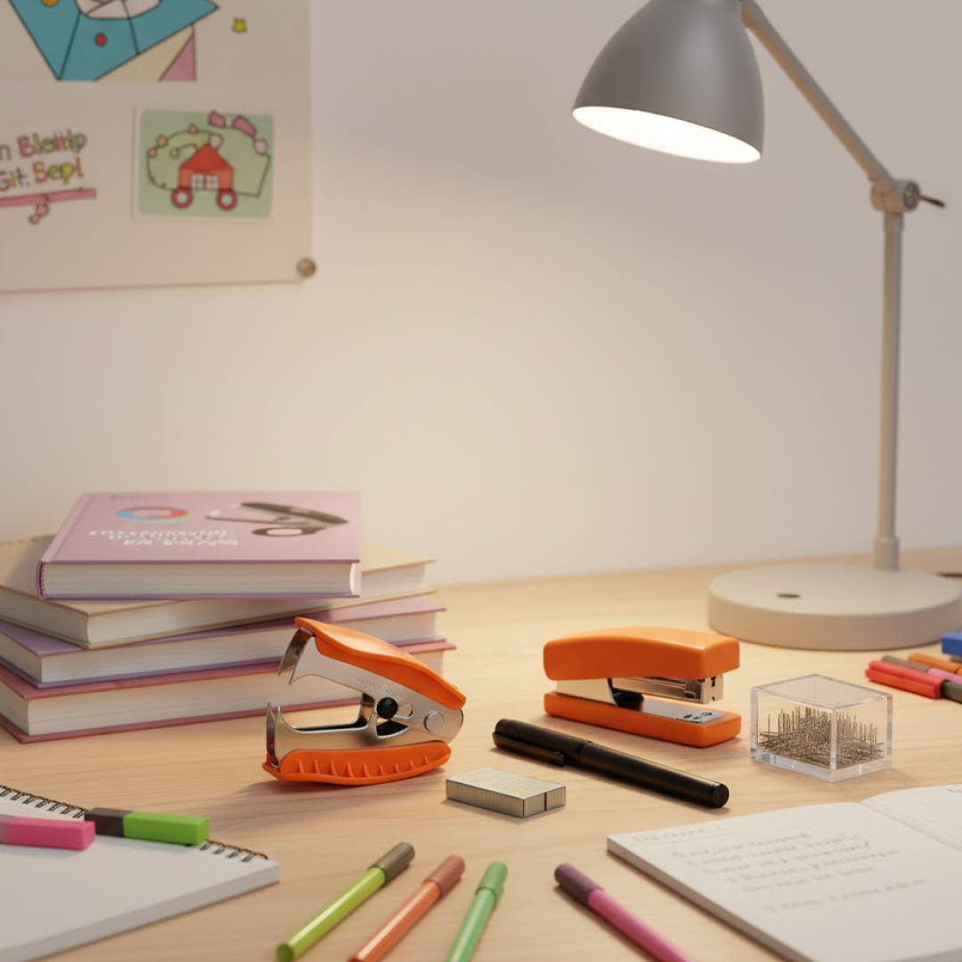 Two-hole punch from Kangaro 5-in-1 stationery gift set kit