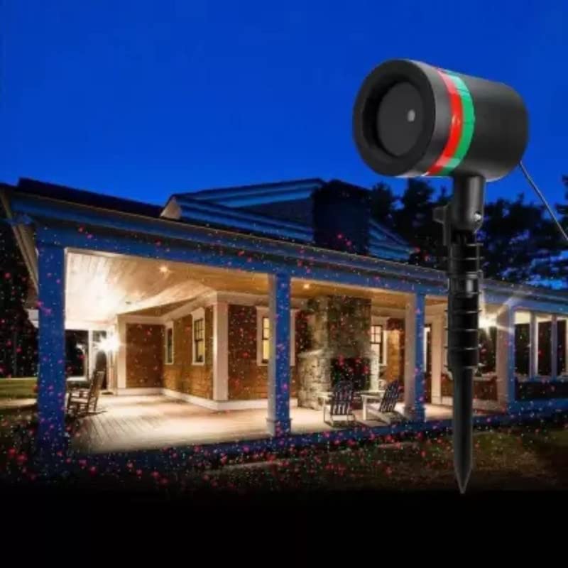 Festive laser lights creating a magical backdrop for Navratri celebrations and parties.