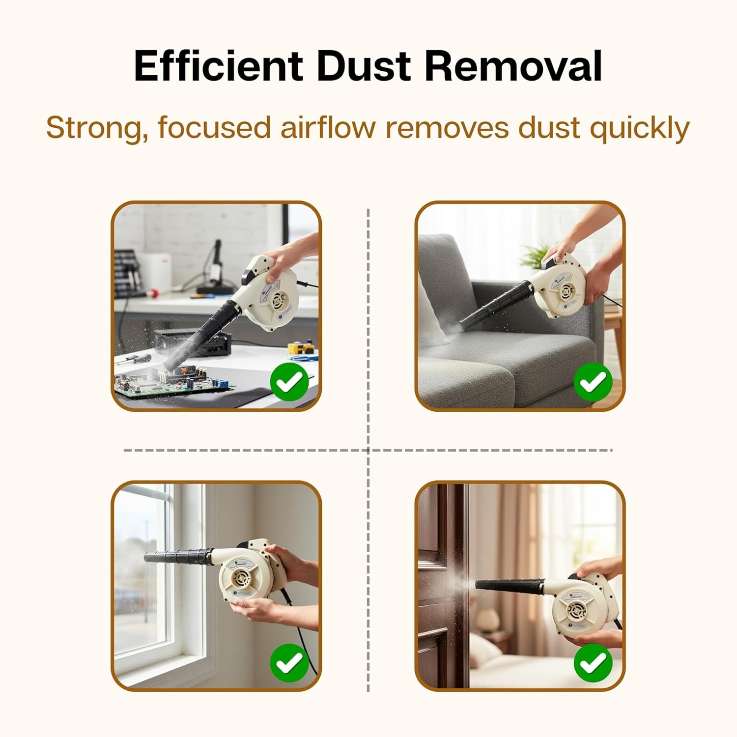 Electric dust blower machine for workshop and home cleaning