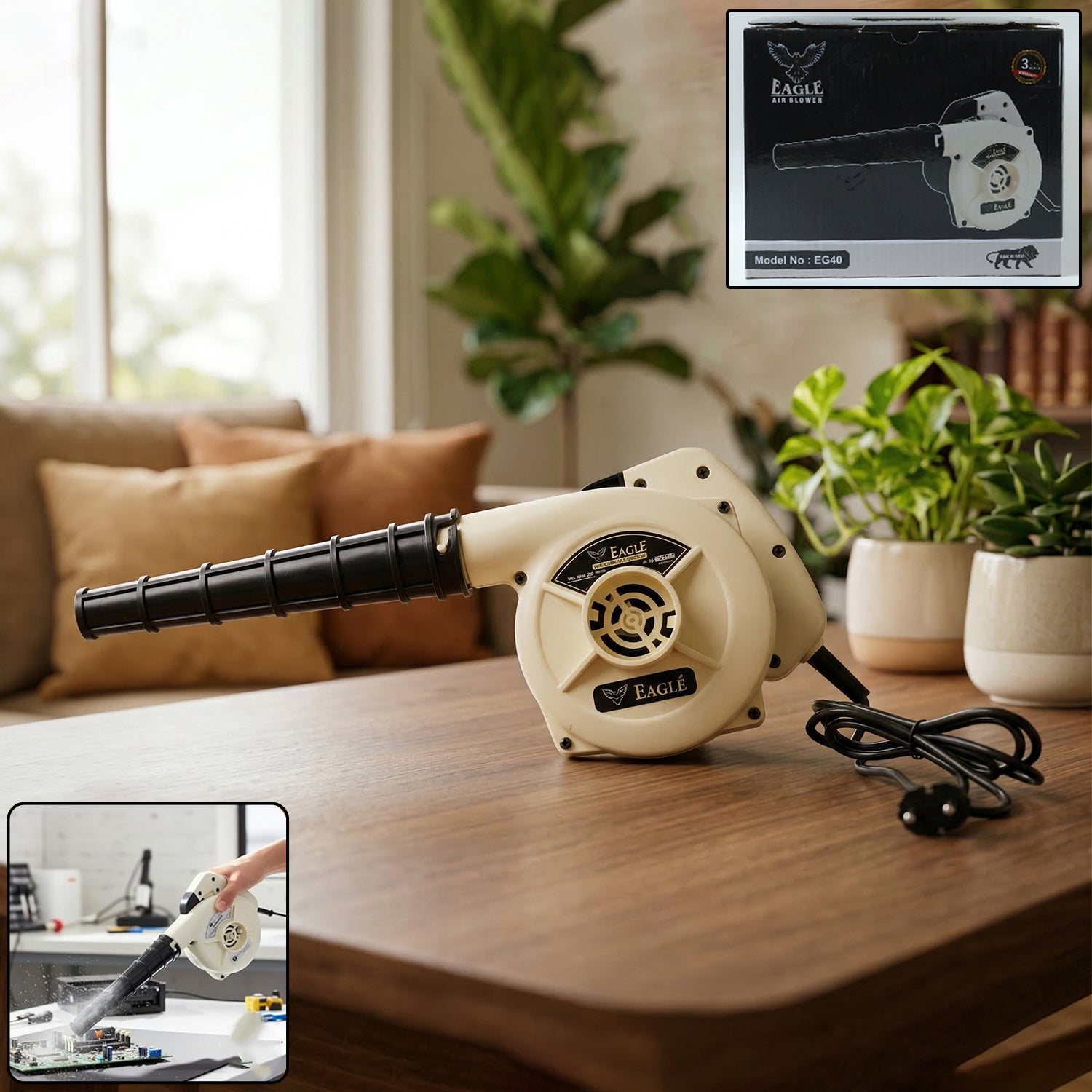 Electric Air Blower EG40 for dust and debris cleaning