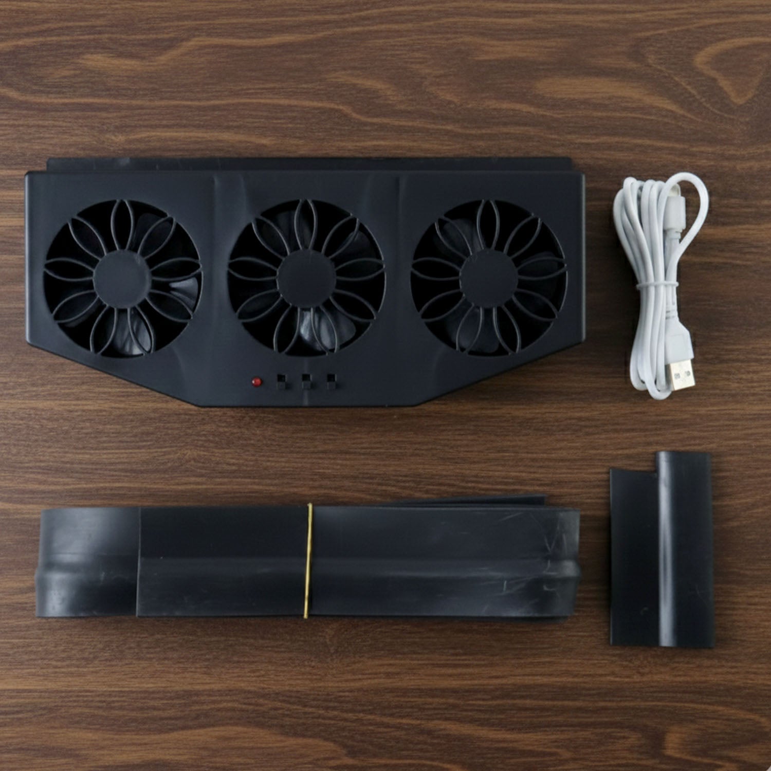 Plug and play car window fan ventilator for cooling car interiors