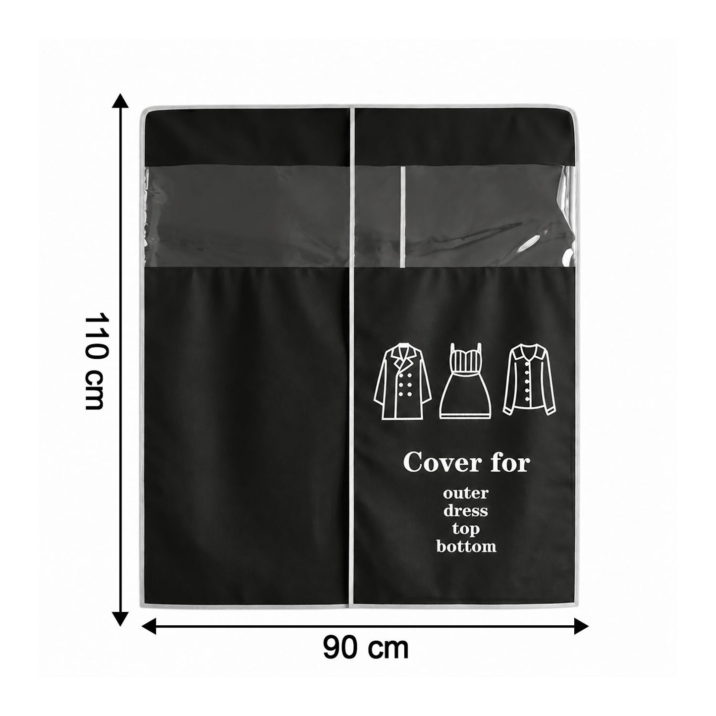 Garment cover size 90x110cm