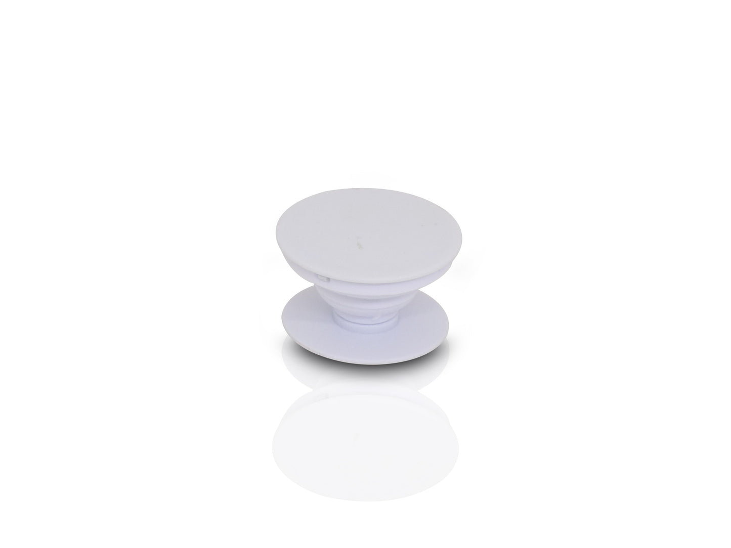 Ergonomic mobile phone grip holder designed for comfortable one-hand phone use.