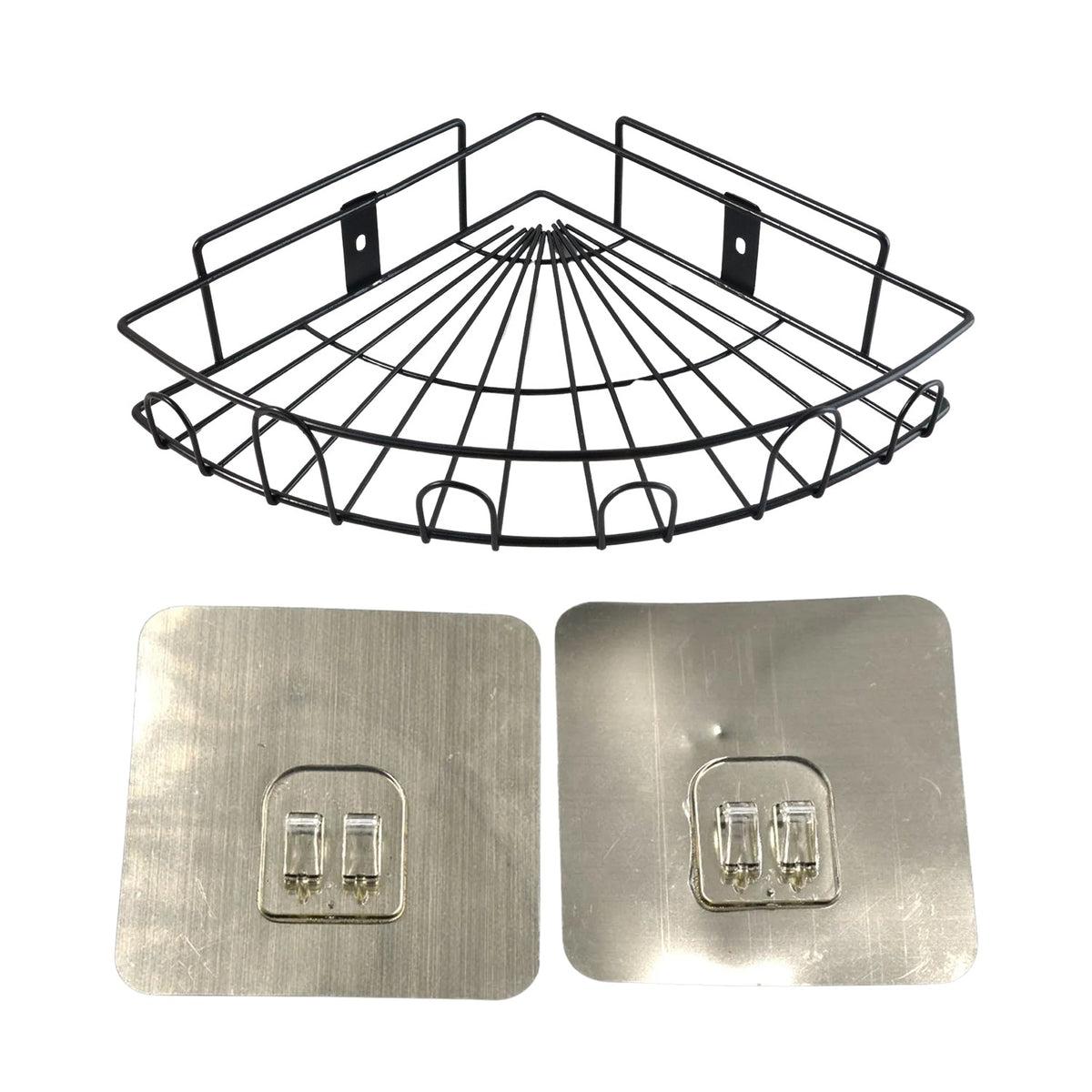 Compact bathroom corner rack designed for small spaces