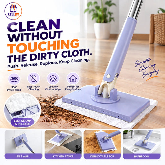Selley CleanFlip™ | Smart Hands-Free Mini Mop