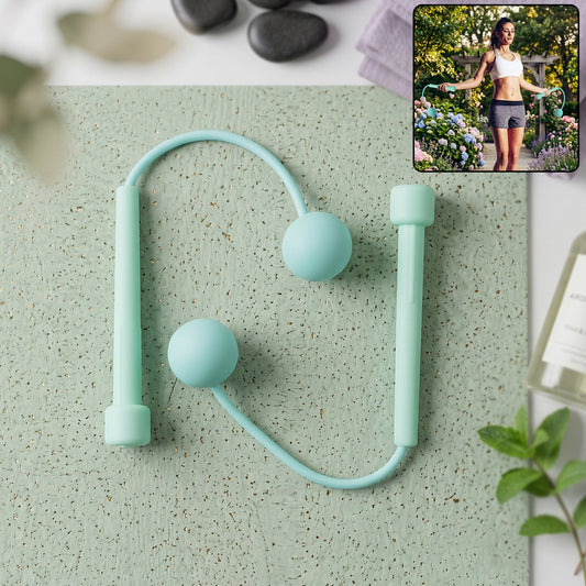 Cordless fitness wrist ball skipping rope exercise tool set