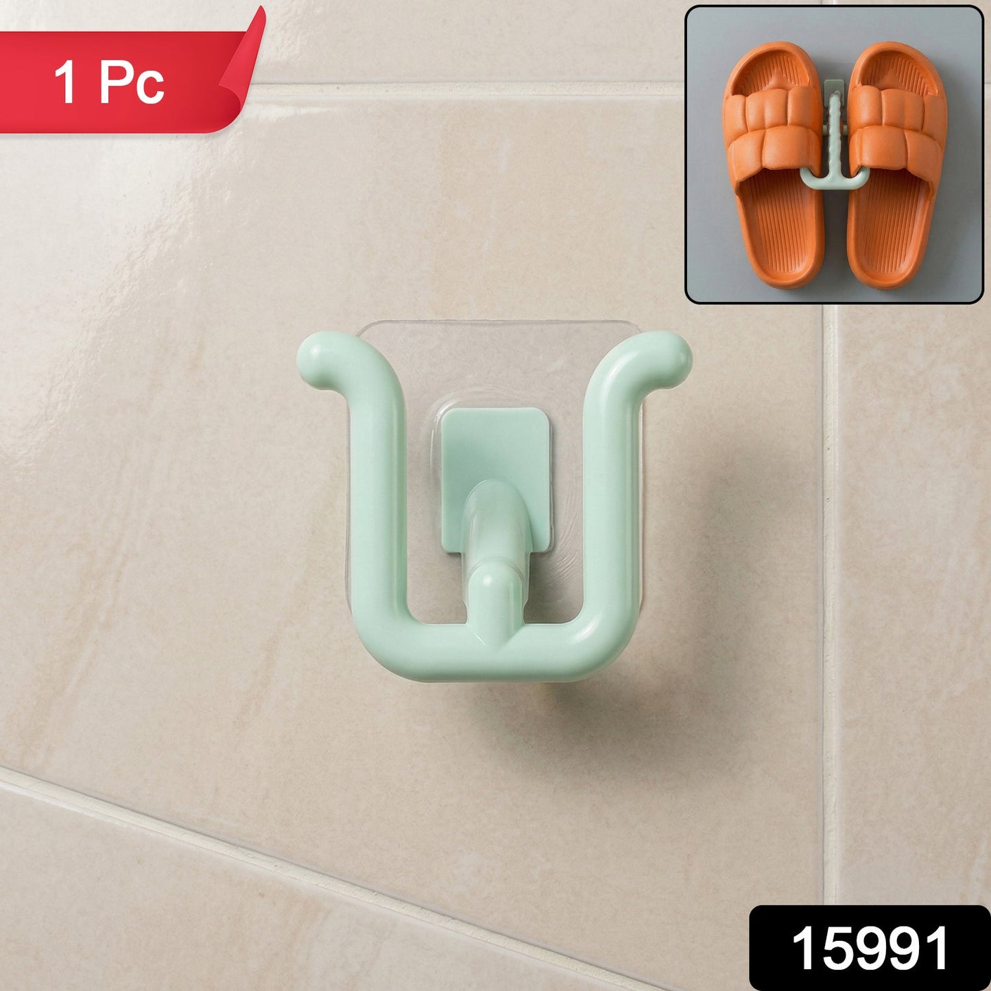 Shoe rack hook hanging slippers on wall