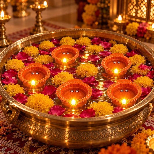Magic Water Sensor LED Diyas (Flameless, Smokeless & 100% Windproof)
